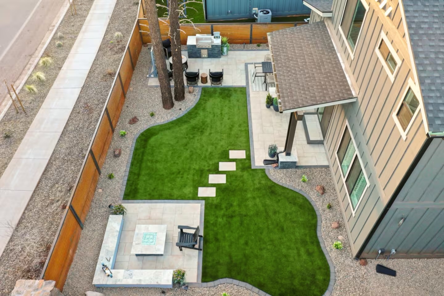 Aerial — Pines Property Build