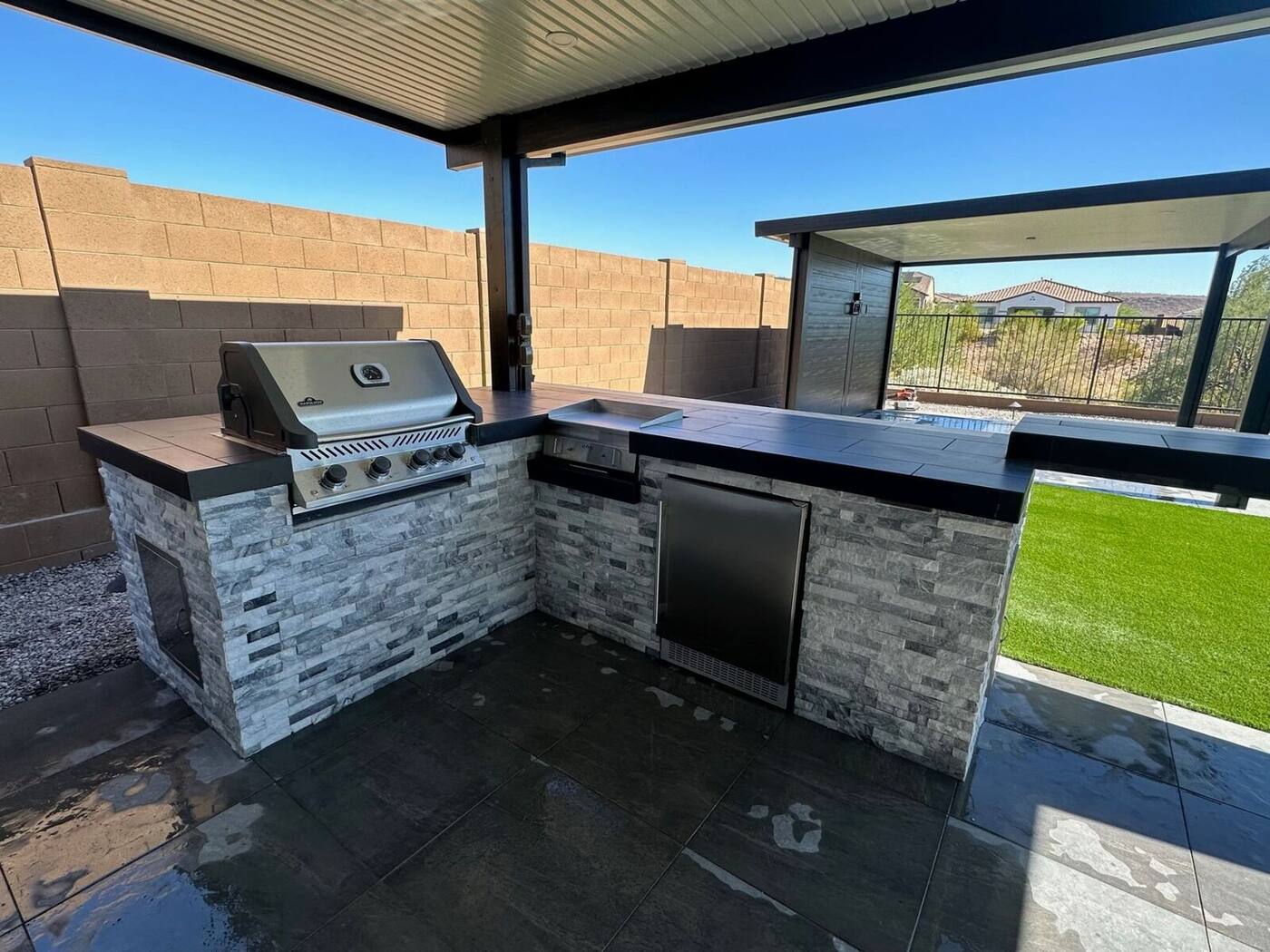 Stacked Stone Kitchen — Surprise